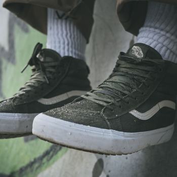 Damske Zimne Topanky Vans SK8-Hi MTE Winter Moss-military VA15XZMQA